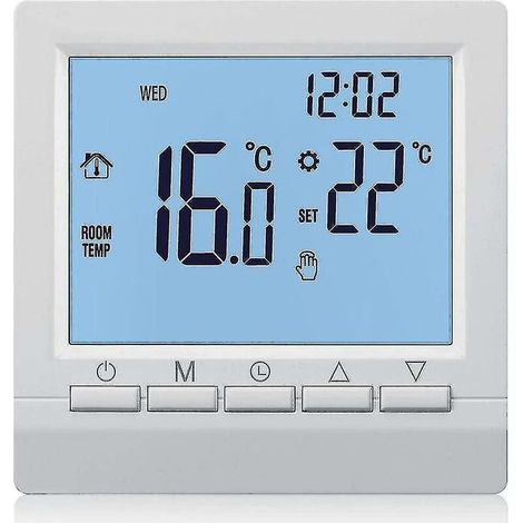Digital Gas Boiler Thermostat 3a Weekly Programmable Room Temperature Controller (1/3)