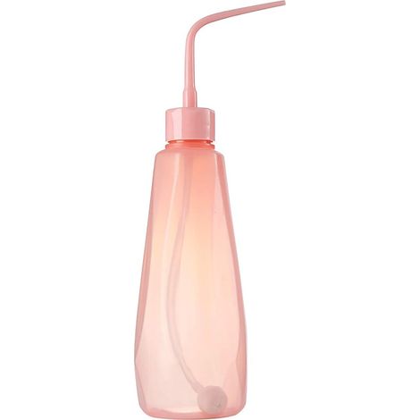 Seringue en plastique de 480 ml (16 oz) pour plantes succulentes avec tube flexible et ventouse en forme de boule, embout courbé, flacon souple (rose) (1/5)