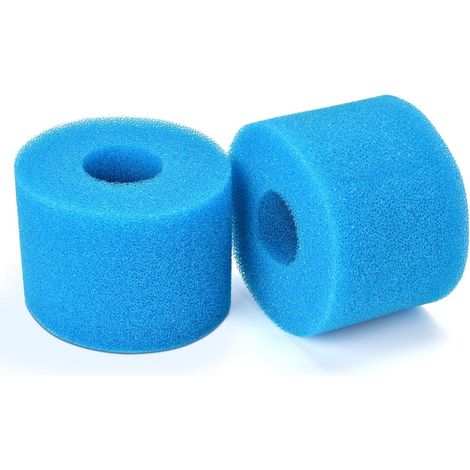 2 Éponges Filtrantes Type S1 – Lavables Réutilisables pour Spa Piscine Jacuzzi (1/5)