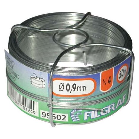 FILGRAF - Fil galva 1.3mm Filgraf 8 z bobinot 50   ø80 mm (1/5)