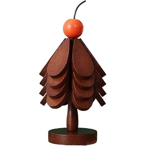 Isoliermatte aus Massivholz in Form eines Weihnachtsbaums, hitzebeständiger Untersetzer für Esstisch und Töpfe, Innendekoration A (1/5)