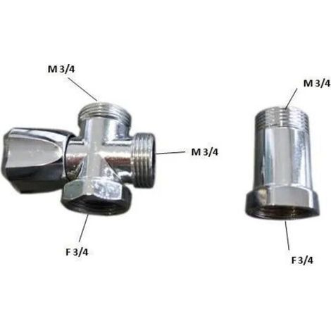 MAL-Zwischengewindebohrer mit 3/4"-MF-Verlängerung