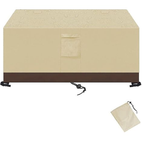 Housses de jardin imperméables Oxford 420d pour mobilier de terrasse, disponibles en 58 tailles (315 x 160 x 74 cm). (1/3)