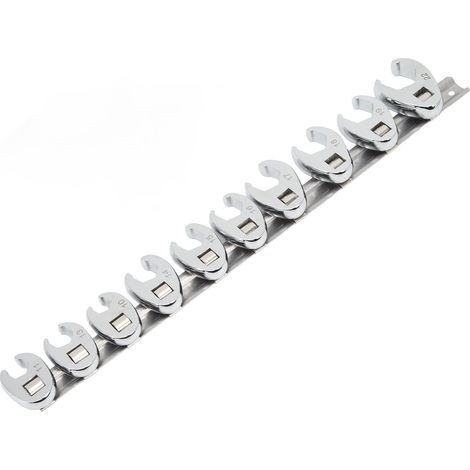 Jeu de 10 clés à œil de 10 mm à 22 mm pour cliquet métrique 3/8" (1/5)