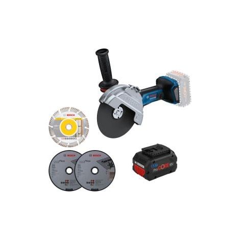 Bosch smerigliatrice angolare a batteria GWS 18V-180 PC Ø 180 mm / 1x 5,5 Ah ProCore (1/3)
