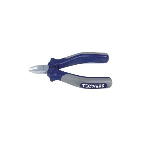 Électronique pince coupante diagonale L.110mm Facette oui noircie TECWERK (1/2)