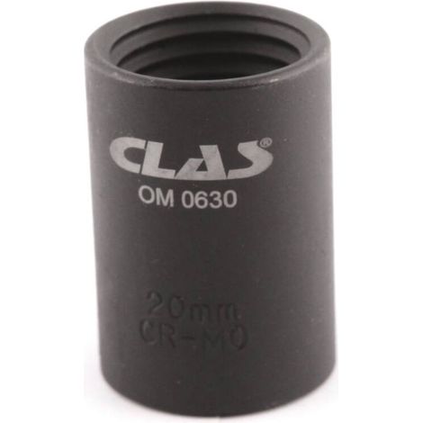 Douille filetage inversé 20mm L.38mm 1/2" Cr-Mo - SA 0633 - CLAS Equipements