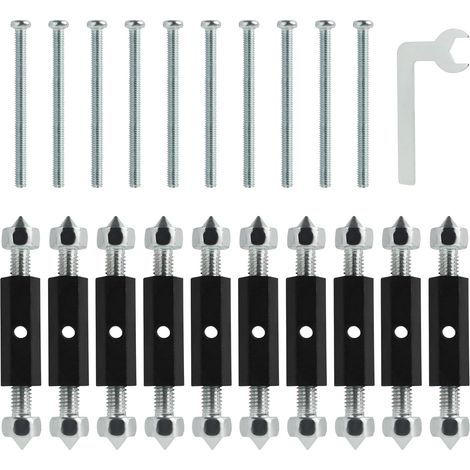 10-Piece 118 Type Cassette Screw Support Rod Kit, 118 Type Electrical Box Repair Kit, Repair Kit for Type 118 Electrical Junction Boxes, Screw Support Set with Rods