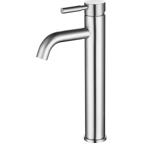 Robinet de Salle de Bain Froide et Chaude Disponible Rehaussement de la buse courbée (1/4)