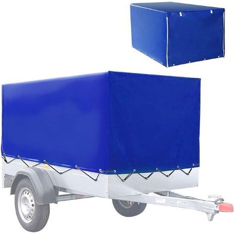 Telo per rimorchio - ME98 - 210×114×88 cm - 610 g/m² - poliestere PVC blu