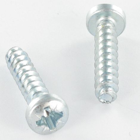 Vis pvc Tête cylindrique TC Pozi 6X30 Filet 40 Degrès Acier zingué-500 pièces