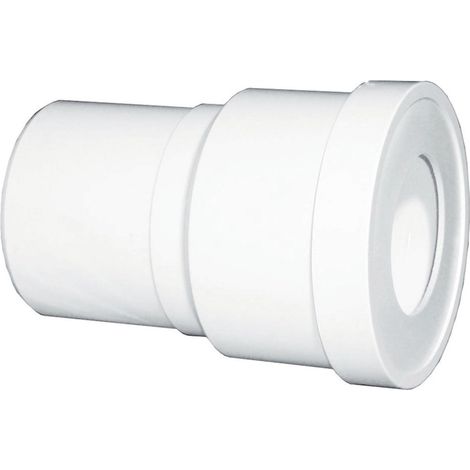 Siamp – Pipe WC droit male Ø100 – Raccordement avec joint torique ou collage – Pour espaces confinés – Pipe extensible de 250 à 550 mm (1/4)