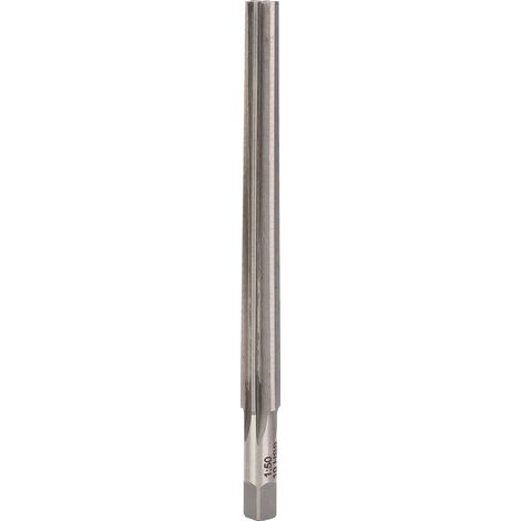 Alésoir de machine à mandrin pour goupille conique à tige droite en acier rapide, outil de quincaillerie de 10 mm (1/5)