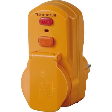 BRENNENSTUHL Personenschutz-Adapter 30mA IP54 (1/5)