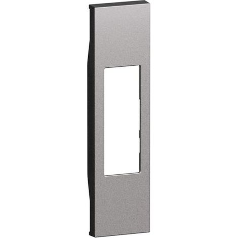BTICINO KS02 - Cover Living Now 1 Modulo Steel Cover Presa Italiana 10/16A