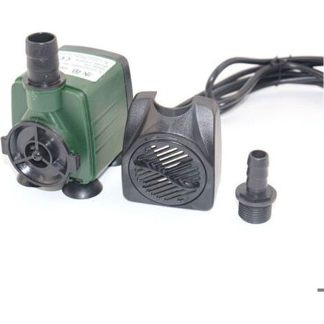 Pompe à eau submersible, 25 W, 1500 l/h, 220-240 V CA, avec 2 buses pour aquariums, bassins, jardins, fontaines et systèmes hyd (1/3)