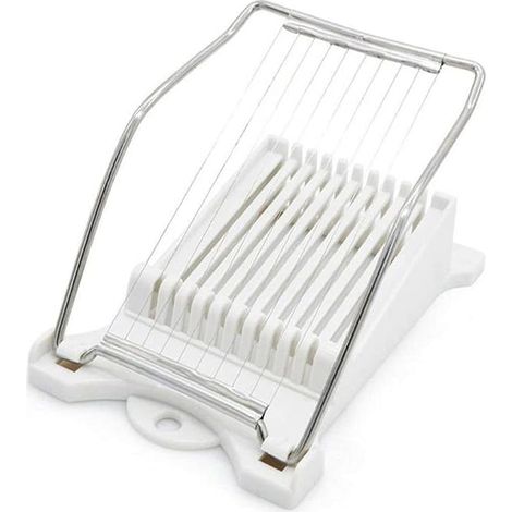 Trancheuse en acier inoxydable pour salami, beurre, Spam et fruits, permettant de réaliser 10 tranches (1/5)