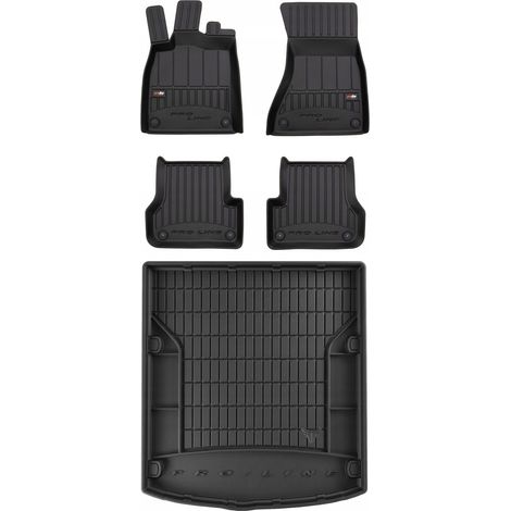 SET 3D Alfombrillas y alfombrillas Audi A6 C7 Sedan 2011-2018 (1/5)