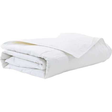 Couette d'été une place en duvet, blanche, 135 x 200 cm (1/5)