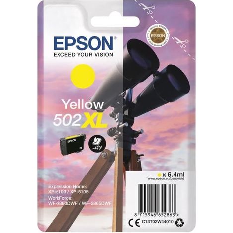 Epson Singlepack Yellow 502XL Ink (1/4)