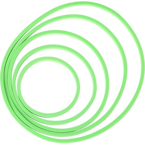 Anillos flotantes para plantas de acuario, juego de 5 - Verde (1/5)