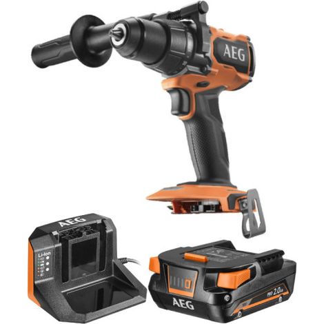 Confezione Trapano a percussione AEG - BSB18SBL-0 - 18V Brushless - 1 batteria 2.0Ah - 1 caricatore - SETL1820S (1/5)