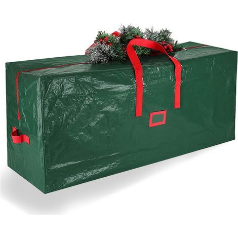 Sac de Rangement pour Sapin de Noël - Grand et Solide pour Décorations et Coussins de Meubles de Jardin - 138x32x66cm (1/5)