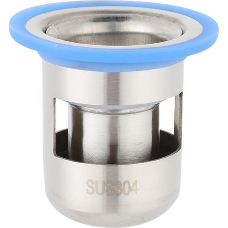 Beyamis Siphon de sol de douche en acier inoxydable, caniveau de salle de bain, noyau épais (grand modèle 304 court) (1/5)