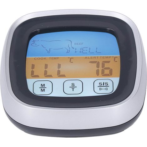 Digitales Fleischthermometer mit LED-Anzeige, präziser Temperaturfühler zum Kochen, Grillen und Barbecue. (1/5)
