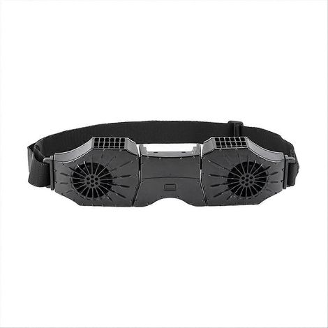 Tragbarer Gürtelclip-Ventilator mit 2 Lüftungsöffnungen und verstellbarem Gürtel (1/5)
