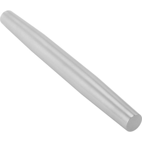 Rouleau à pâtisserie antiadhésif en acier inoxydable 304, 33 cm (13 pouces), pour pizzas, tartes, pâtisseries, pâtes, biscuits, raviolis, argent. (1/5)