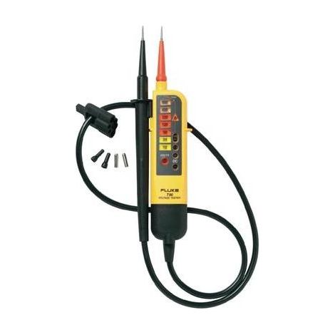 Fluke – Testeur de tension 2 pôles CAT II 690 V – Plage de mesure 12 à 690 V – Affichage LED – Détection de continuité jusqu'à 400 kΩ