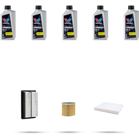 Kit tagliando 3 FILTRI e 5L OLIO compatibile con Hyundai Kona 1.6 CRDi Hybrid 100kw dal 2020 (1/5)