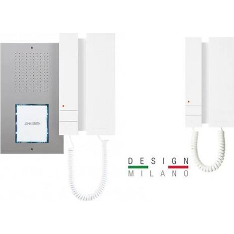 Kit citofono bifamiliare comelit 2 fili kca2061a 2 famiglie