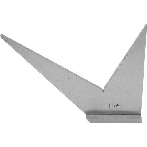 Squadra da meccanico, troncatrice multiangolo 30, 45, 90, 120 gradi, standard DIN 875/2, righello angolare con base per misurazioni precise (1/5)