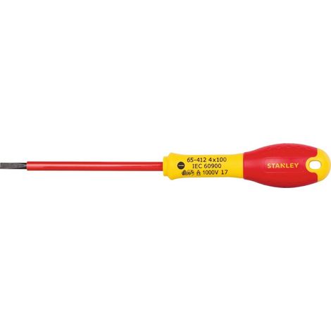 STANLEY - Tournevis Fatmax électricien isolé 1000V 4x100mm