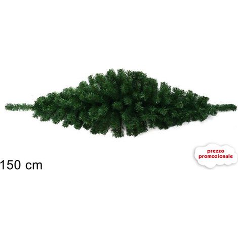 Decorazione Natalizia Ghirlanda Dietroporta Cornicione 150 cm (1/2)