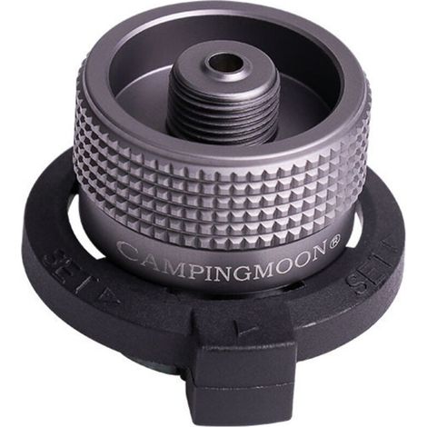 Dripex Adaptateur de conversion verrouillable, pour type de bouteille de buse/cartouche de gaz butane/cartouche de gaz à visser/cartouche de valve Lindal (Z11) (1/5)