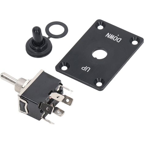 Interrupteur à bascule 6 broches 3 positions momentané ON Off pour commande moteur camping-car AC 20A 250V (1/5)