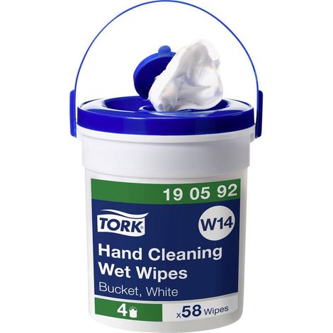 Lingettes de nettoyage pour les mains TORK 190592 douces et résistantes non tissées (blancs) 58 pc(s) (1/2)