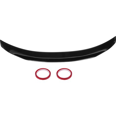 de coffre style bec de canard noir brillant pour Mercedes (1/4)