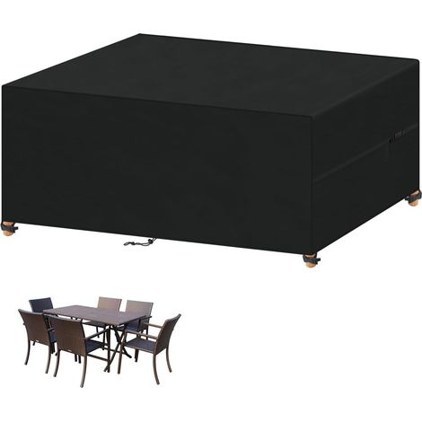 Housse Salon De Jardin Exterieur Bâche Table Exterieur 140x90x75cm (1/5)