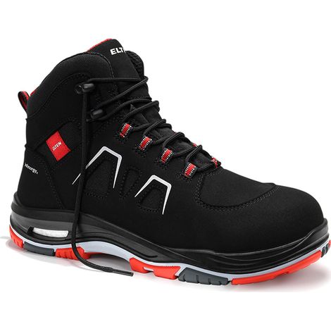 Elten Sicherheitsstiefel ALAN XXTP black-red Mid ESD S3S, Gr. 44