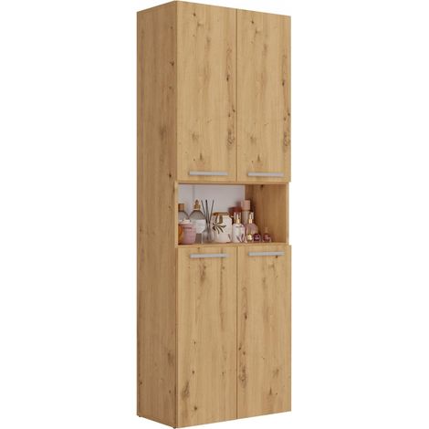 Mobile da bagno, 174 x 30 x 60 cm, Rovere Artigianale (1/5)