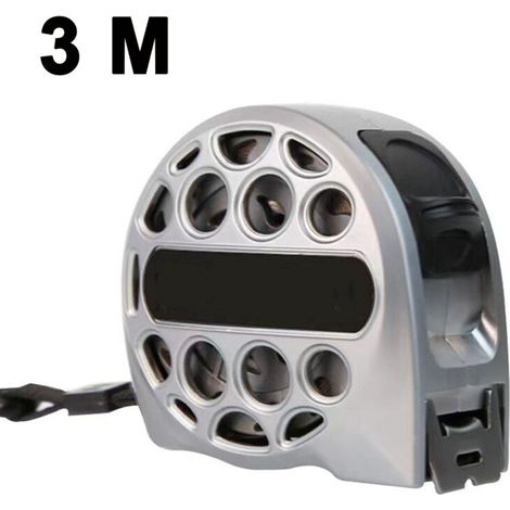 Ruban a mesurer 3 m de haute precision ABS et Acier inoxydable Etanche et anticorrosion Regle de travail de calcul domestique Outils de mesure (1/5)