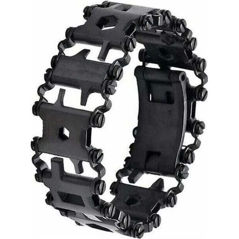 29 en 1 outil multifonction bracelet outil de réparation de tournevis en acier inoxydable noir (1/4)