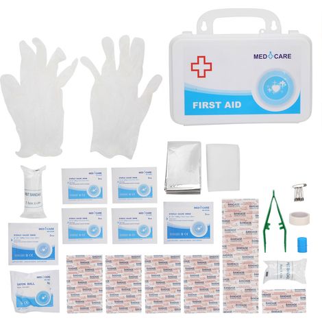 Trousse de Premiers Secours en Coque Dure pour Camping, Randonnée et Urgences Sportives (1/5)