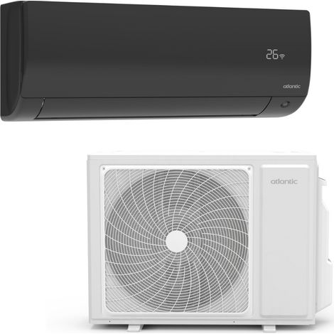 Climatiseur reversible monosplit murale MURAO Premium noir 5,3 KW - ATLANTIC