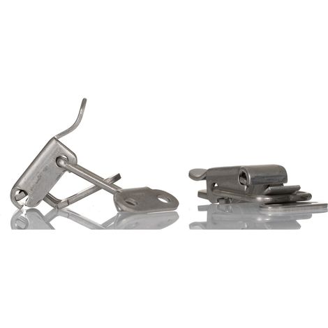 Verrouillage en Acier inoxydable,Tension d'alimentation 25.0 kg ( Prix pour Paquet de 2 ) (1/4)