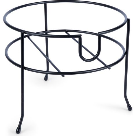 Soporte para jarras con grifo y base negra para dispensador de bebidas (1/4)